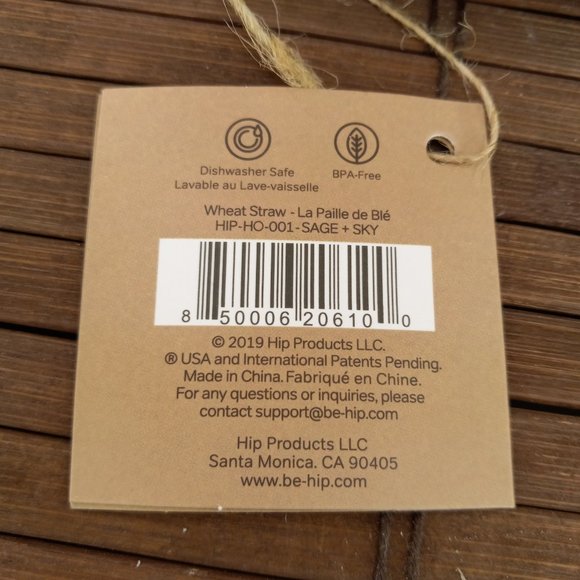 HIP Cutlery Set With Travel Carrying Case Eco Friendly Wheat Straw Knife Fork - Picture 3 of 7